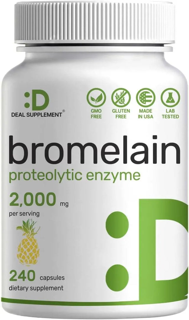 DEAL SUPPLEMENT - Deal Supplement Bromelain Supplement 2,000Mg. 240 Capsulas - The Red Vitamin MX - Suplementos Alimenticios - {{ shop.shopifyCountryName }}