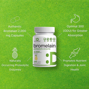 DEAL SUPPLEMENT - Deal Supplement Bromelain Supplement 2,000Mg. 240 Capsulas - The Red Vitamin MX - Suplementos Alimenticios - {{ shop.shopifyCountryName }}