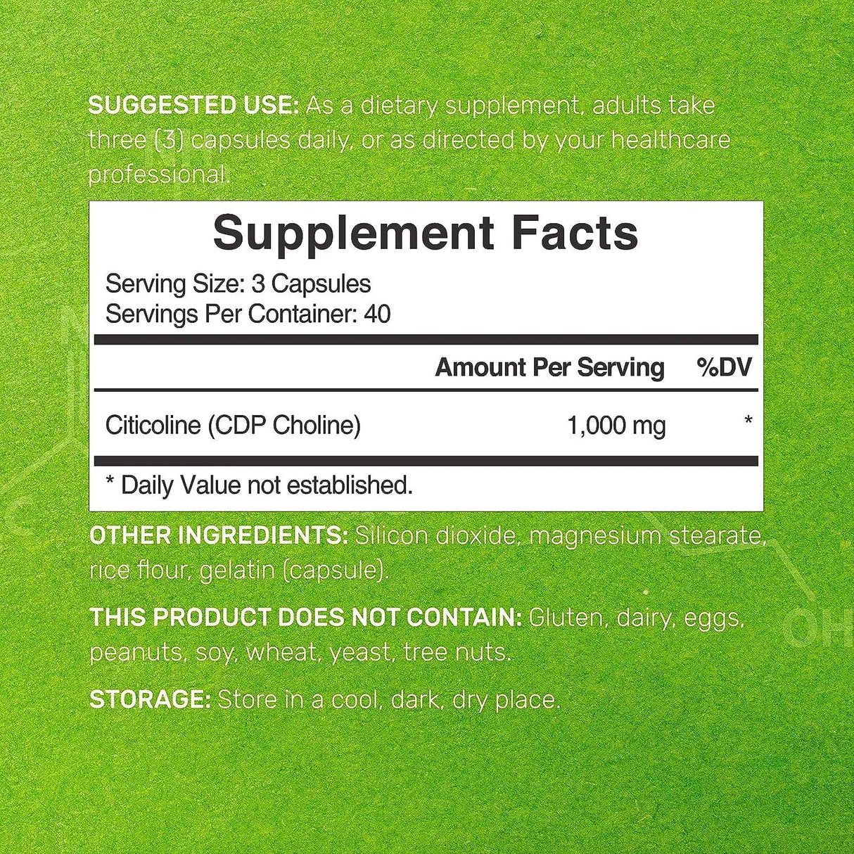 DEAL SUPPLEMENT - Deal Supplement Citicoline CDP Choline, 1,000Mg. 120 Capsulas - The Red Vitamin MX - Suplementos Alimenticios - {{ shop.shopifyCountryName }}