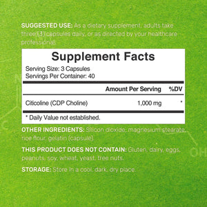 DEAL SUPPLEMENT - Deal Supplement Citicoline CDP Choline, 1,000Mg. 120 Capsulas - The Red Vitamin MX - Suplementos Alimenticios - {{ shop.shopifyCountryName }}