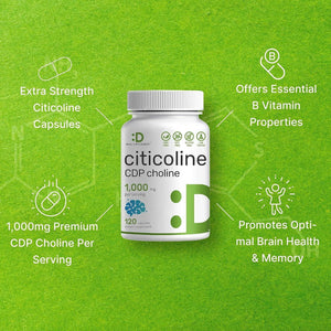 DEAL SUPPLEMENT - Deal Supplement Citicoline CDP Choline, 1,000Mg. 120 Capsulas - The Red Vitamin MX - Suplementos Alimenticios - {{ shop.shopifyCountryName }}