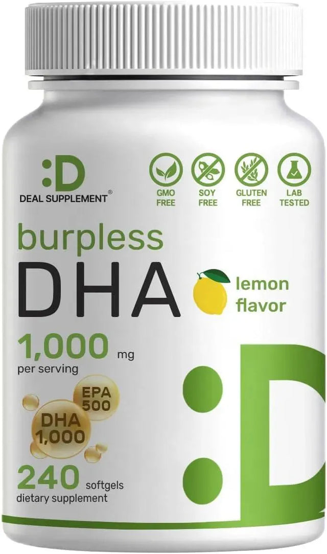 DEAL SUPPLEMENT - Deal Supplement DHA 1000Mg. 240 Capsulas Blandas - The Red Vitamin MX - Suplementos Alimenticios - {{ shop.shopifyCountryName }}