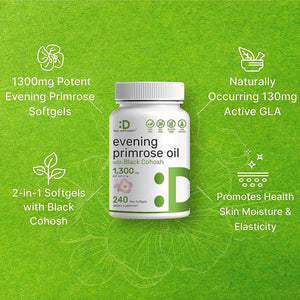 DEAL SUPPLEMENT - Deal Supplement Evening Primrose Oil 1300Mg. 240 Capsulas Blandas - The Red Vitamin MX - Suplementos Alimenticios - {{ shop.shopifyCountryName }}