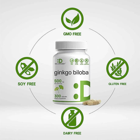 DEAL SUPPLEMENT - Deal Supplement Ginkgo Biloba 500Mg. 300 Capsulas - The Red Vitamin MX - Suplementos Alimenticios - {{ shop.shopifyCountryName }}