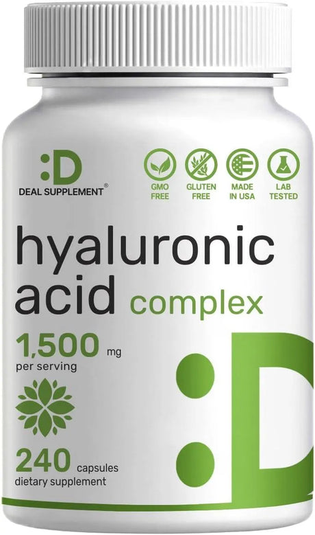 DEAL SUPPLEMENT - Deal Supplement Hyaluronic Acid Supplements 1,500Mg. 240 Capsulas - The Red Vitamin MX - Suplementos Alimenticios - {{ shop.shopifyCountryName }}