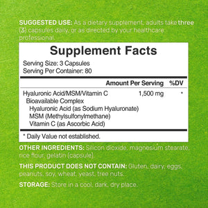 DEAL SUPPLEMENT - Deal Supplement Hyaluronic Acid Supplements 1,500Mg. 240 Capsulas - The Red Vitamin MX - Suplementos Alimenticios - {{ shop.shopifyCountryName }}