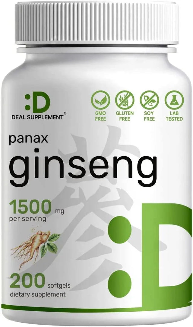 DEAL SUPPLEMENT - Deal Supplement Korean Red Panax Ginseng Root Extract 1500Mg. 200 Capsulas Blandas - The Red Vitamin MX - Suplementos Alimenticios - {{ shop.shopifyCountryName }}