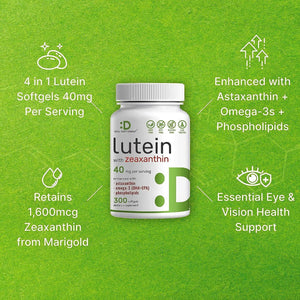 DEAL SUPPLEMENT - Deal Supplement Lutein and Zeaxanthin 40Mg. 300 Capsulas Blandas - The Red Vitamin MX - Suplementos Alimenticios - {{ shop.shopifyCountryName }}