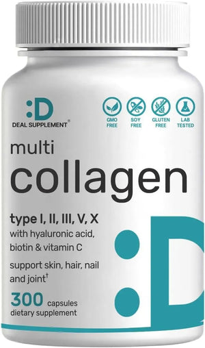 DEAL SUPPLEMENT - Deal Supplement Multi-Collagen 300 Capsulas - The Red Vitamin MX - Suplementos Alimenticios - {{ shop.shopifyCountryName }}