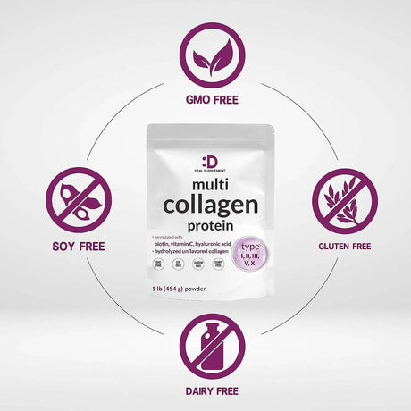DEAL SUPPLEMENT - Deal Supplement Multi-Collagen Protein Powder 454Gr. - The Red Vitamin MX - Suplementos Alimenticios - {{ shop.shopifyCountryName }}