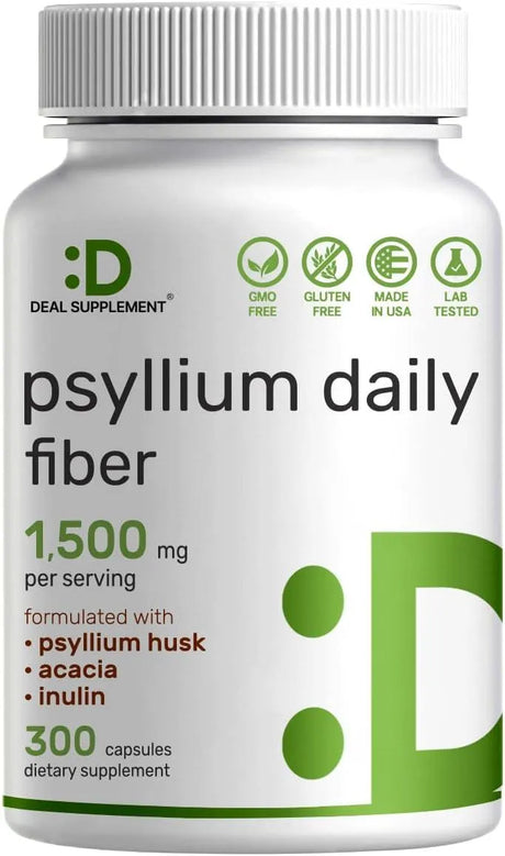 DEAL SUPPLEMENT - Deal Supplement Psyllium Husk Fiber 300 Capsulas - The Red Vitamin MX - Suplementos Alimenticios - {{ shop.shopifyCountryName }}