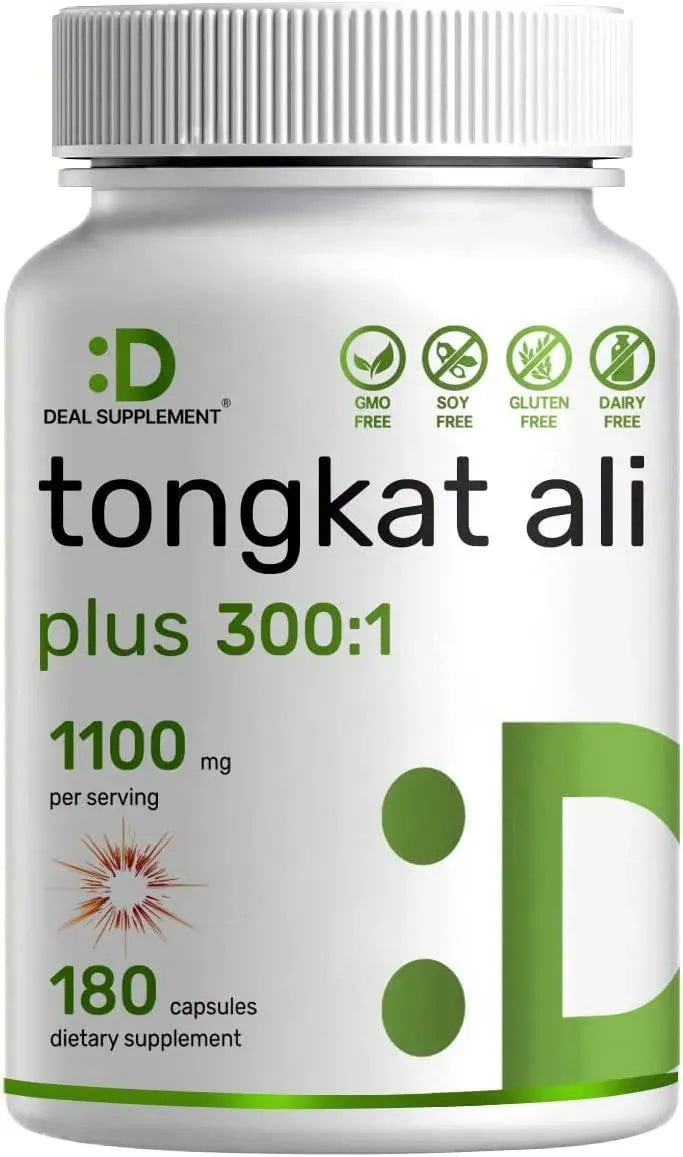 DEAL SUPPLEMENT - Deal Supplement Tongkat Ali Extract 300:1 1100Mg. 180 Capsulas - The Red Vitamin MX - Suplementos Alimenticios - {{ shop.shopifyCountryName }}