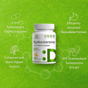 DEAL SUPPLEMENT - Deal Supplement Turkesterone 500Mg. 180 Capsulas - The Red Vitamin MX - Suplementos Alimenticios - {{ shop.shopifyCountryName }}