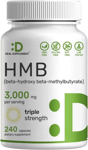 DEAL SUPPLEMENT - Deal Supplement Ultra Strength HMB 3000Mg. 240 Capsulas - The Red Vitamin MX - Suplementos Alimenticios - {{ shop.shopifyCountryName }}