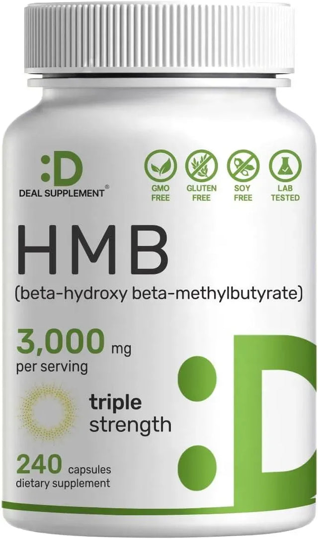 DEAL SUPPLEMENT - Deal Supplement Ultra Strength HMB 3000Mg. 240 Capsulas - The Red Vitamin MX - Suplementos Alimenticios - {{ shop.shopifyCountryName }}
