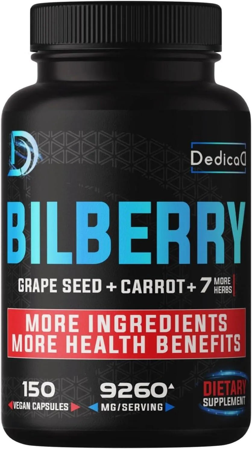 DEDICAD - DEDICAD 20:1 Bilberry Extract 10in1 150 Capsulas - The Red Vitamin MX - Suplementos Alimenticios - {{ shop.shopifyCountryName }}