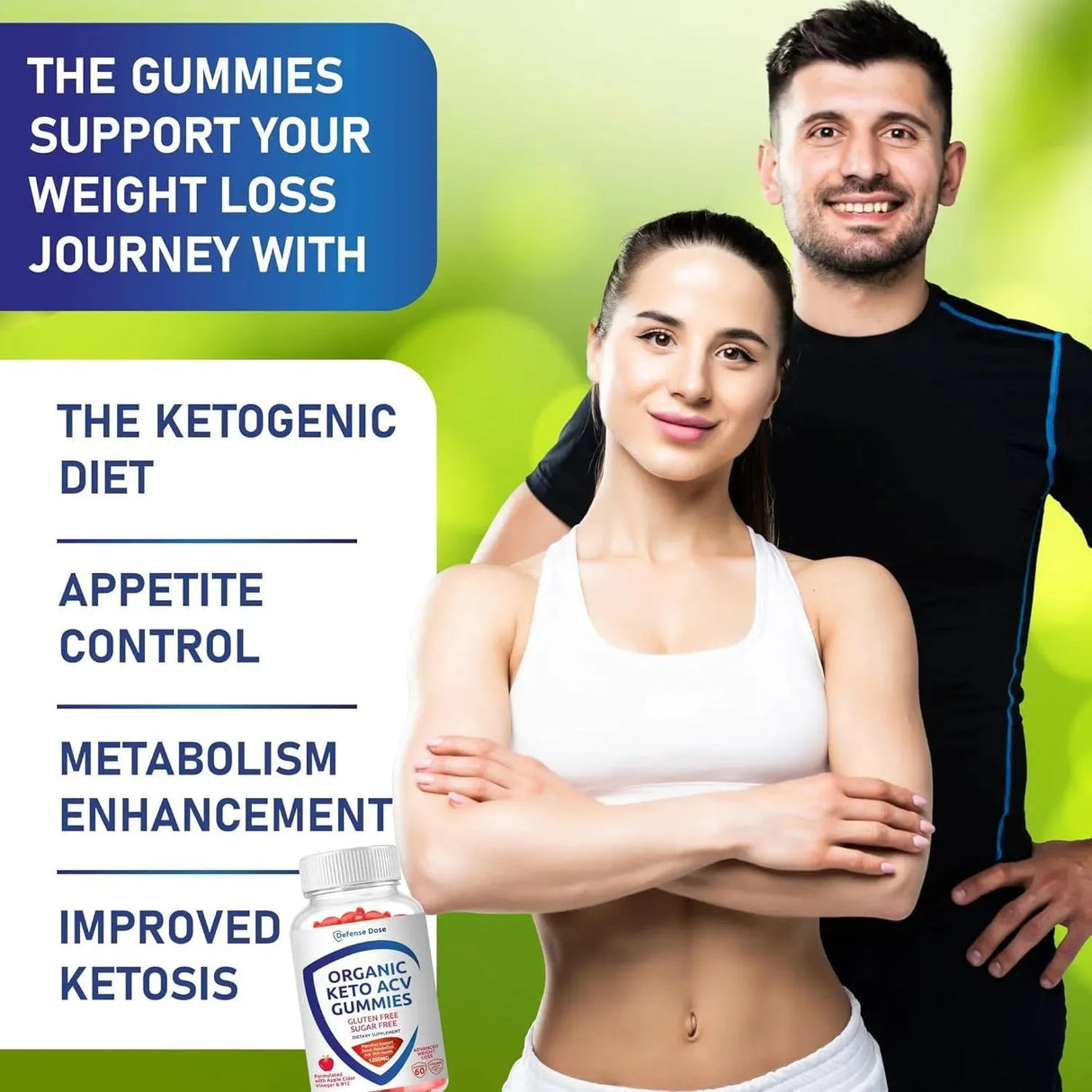 DEFENSE DOSE - Defense Dose Organic Keto ACV Gummy Advanced Weight Loss 60 Gomitas - The Red Vitamin MX - Suplementos Alimenticios - {{ shop.shopifyCountryName }}