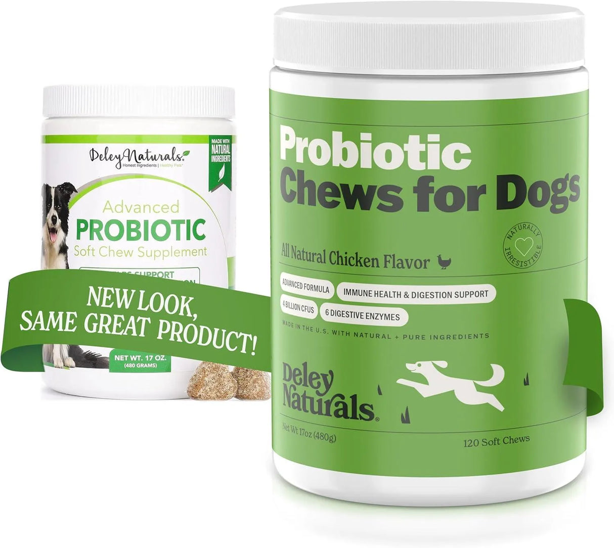 DELEY NATURALS - Deley Naturals Probiotics for Dogs 120 Masticables - The Red Vitamin MX - Probióticos Para Perros - {{ shop.shopifyCountryName }}