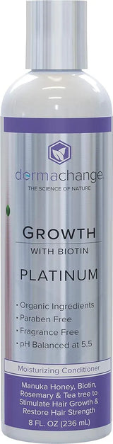 DERMACHANGE - DermaChange Hair Growth Conditioner with Coconut Oil and Tea Tree Oil 236Ml. - The Red Vitamin MX - Acondicionador Para Cabello - {{ shop.shopifyCountryName }}