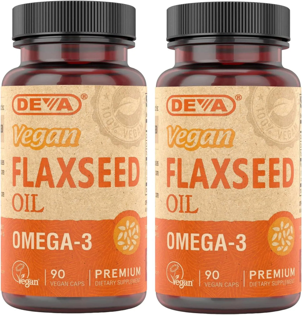 DEVA - Deva Organic Vegan Vitamins Flax Seed Oil 180 Capsulas - The Red Vitamin MX - Suplementos Alimenticios - {{ shop.shopifyCountryName }}