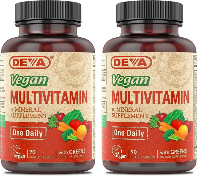 DEVA - Deva Vegan Multivitamin & Mineral Supplement 180 Tabletas - The Red Vitamin MX - Suplementos Alimenticios - {{ shop.shopifyCountryName }}