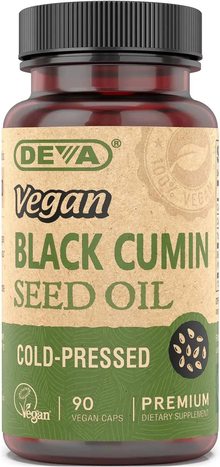 DEVA - DEVA Vegan Nutrition Black Cumin Seed Oil 90 Capsulas - The Red Vitamin MX - Suplementos Alimenticios - {{ shop.shopifyCountryName }}