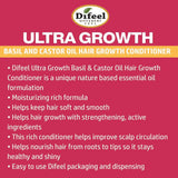 DIFEEL - Difeel Ultra Growth Basil & Castor Oil Pro Growth Conditioner 354.9Ml. - The Red Vitamin MX - Acondicionador Para Cabello - {{ shop.shopifyCountryName }}