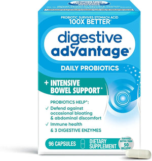 DIGESTIVE ADVANTAGE - Digestive Advantage IBS Probiotics For Women and Men 96 Capsulas - The Red Vitamin MX - Suplementos Alimenticios - {{ shop.shopifyCountryName }}