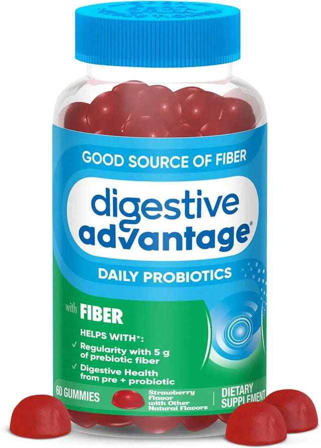 DIGESTIVE ADVANTAGE - Digestive Advantage Prebiotic Fiber 60 Gomitas - The Red Vitamin MX - Suplementos Alimenticios - {{ shop.shopifyCountryName }}