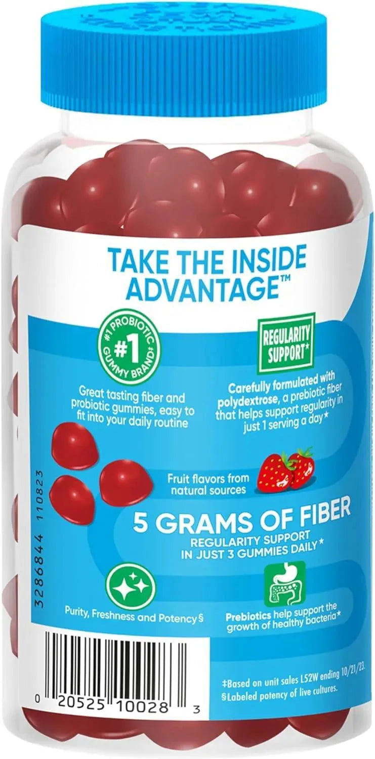 DIGESTIVE ADVANTAGE - Digestive Advantage Prebiotic Fiber 60 Gomitas - The Red Vitamin MX - Suplementos Alimenticios - {{ shop.shopifyCountryName }}