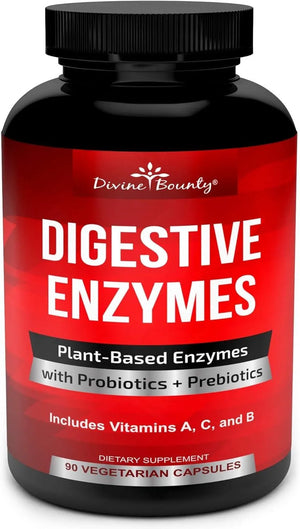 DIVINE BOUNTY - Divine Bounty Digestive Enzymes with Probiotics & Prebiotics 90 Capsulas - The Red Vitamin MX - Suplementos Alimenticios - {{ shop.shopifyCountryName }}