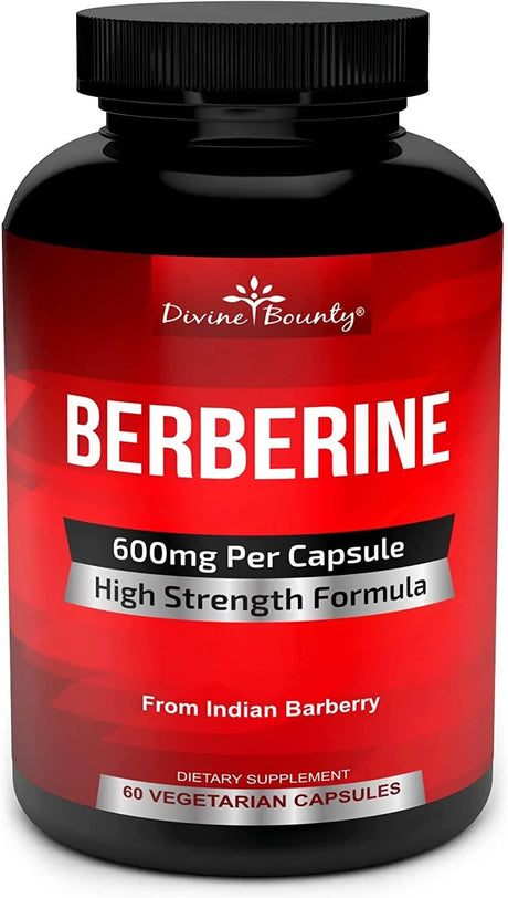 DIVINE BOUNTY - Divine Bounty Pure Berberine Complex 600Mg. 60 Capsulas - The Red Vitamin MX - Suplementos Alimenticios - {{ shop.shopifyCountryName }}