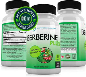 DOCTOR RECOMMENDED SUPPLEMENTS - DOCTOR RECOMMENDED SUPPLEMENTS Berberine Plus 1200Mg. 120 Capsulas - The Red Vitamin MX - Suplementos Alimenticios - {{ shop.shopifyCountryName }}