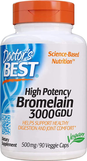 DOCTOR'S BEST - Doctor's Best 3000 GDU Bromelain 500Mg. 90 Capsulas - The Red Vitamin MX - Suplementos Alimenticios - {{ shop.shopifyCountryName }}