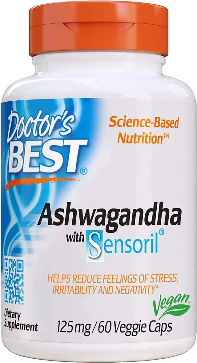 DOCTOR'S BEST - Doctor's Best Ashwagandha with Sensoril 125Mg. 60 Capsulas - The Red Vitamin MX - Suplementos Alimenticios - {{ shop.shopifyCountryName }}