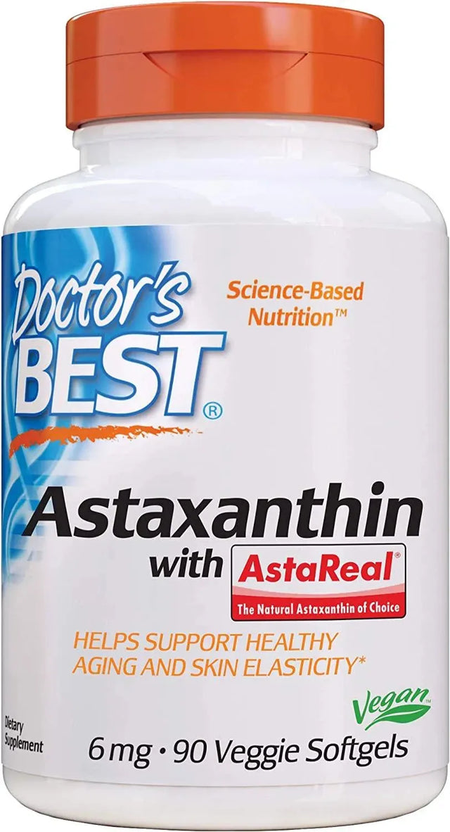 DOCTOR'S BEST - Doctor's Best Astaxanthin 6Mg. 90 Capsulas Blandas - The Red Vitamin MX - Suplementos Alimenticios - {{ shop.shopifyCountryName }}