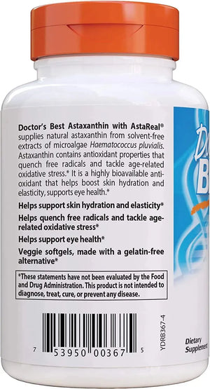 DOCTOR'S BEST - Doctor's Best Astaxanthin 6Mg. 90 Capsulas Blandas - The Red Vitamin MX - Suplementos Alimenticios - {{ shop.shopifyCountryName }}