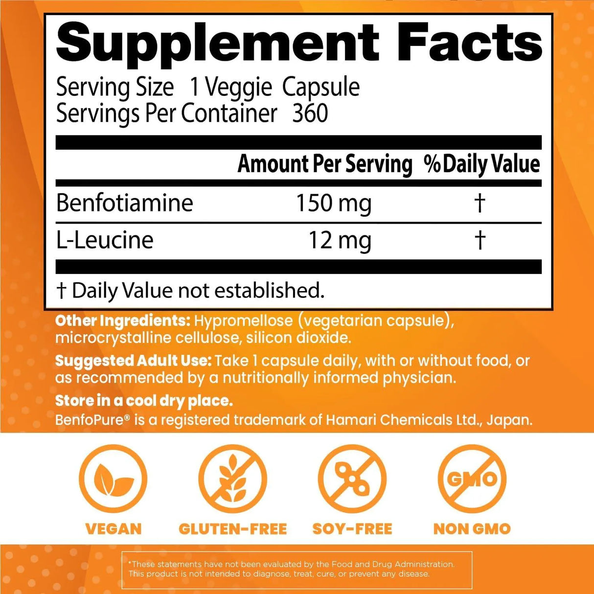 DOCTOR'S BEST - Doctor's Best Benfotiamine 150 with BenfoPure 360 Capsulas - The Red Vitamin MX - Suplementos Alimenticios - {{ shop.shopifyCountryName }}