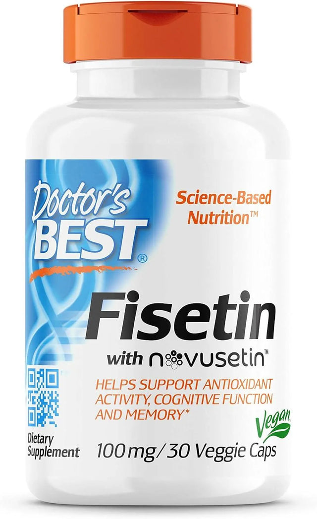 DOCTOR'S BEST - Doctor's Best Fisetin with Novusetin 100Mg. 30 Capsulas - The Red Vitamin MX - Suplementos Alimenticios - {{ shop.shopifyCountryName }}