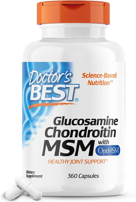 DOCTOR'S BEST - Doctor's Best Glucosamine Chondroitin Msm with OptiMSM 360 Capsulas - The Red Vitamin MX - Suplementos Alimenticios - {{ shop.shopifyCountryName }}