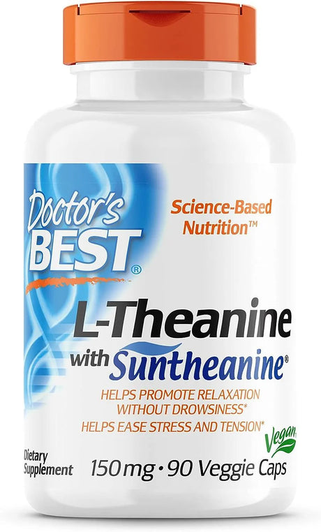 DOCTOR'S BEST - Doctor's Best L-Theanine Contains Suntheanine 150Mg. 90 Capsulas - The Red Vitamin MX - Suplementos Alimenticios - {{ shop.shopifyCountryName }}