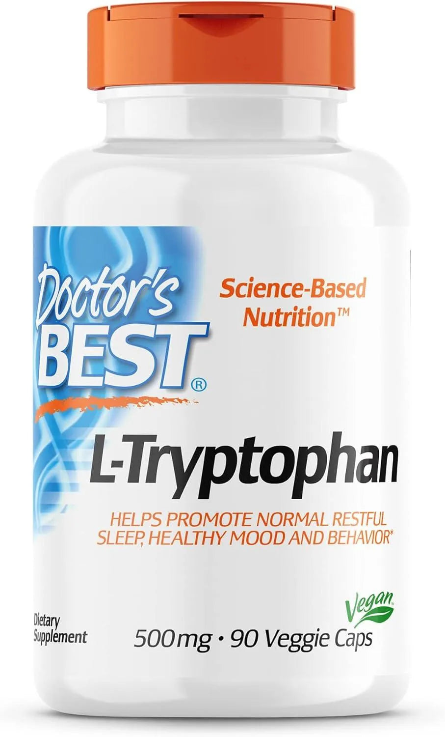 DOCTOR'S BEST - Doctor's Best L-Tryptophan 500Mg. 90 Capsulas - The Red Vitamin MX - Suplementos Alimenticios - {{ shop.shopifyCountryName }}