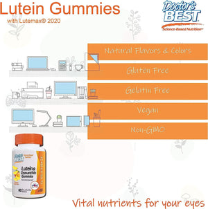 DOCTOR'S BEST - Doctor’s Best Lutein Gummies with Lutemax 60 Gomitas - The Red Vitamin MX - Suplementos Alimenticios - {{ shop.shopifyCountryName }}