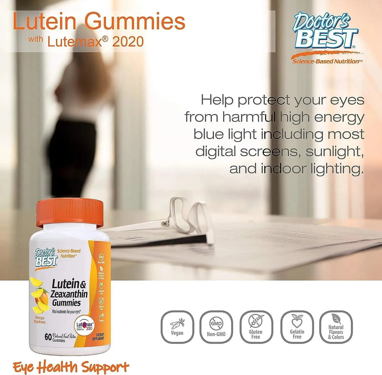 DOCTOR'S BEST - Doctor’s Best Lutein Gummies with Lutemax 60 Gomitas - The Red Vitamin MX - Suplementos Alimenticios - {{ shop.shopifyCountryName }}