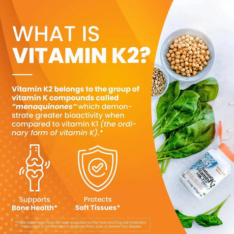 DOCTOR'S BEST - Doctor's Best Natural Vitamin K2 60 Capsulas - The Red Vitamin MX - Suplementos Alimenticios - {{ shop.shopifyCountryName }}