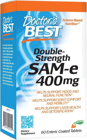 DOCTOR'S BEST - Doctor's Best SAM-e 400Mg. 60 Tabletas - The Red Vitamin MX - Suplementos Alimenticios - {{ shop.shopifyCountryName }}