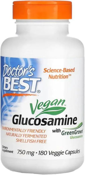 DOCTOR'S BEST - Doctor's Best Vegan Glucosamine Sulfate 180 Capsulas - The Red Vitamin MX - Suplementos Alimenticios - {{ shop.shopifyCountryName }}