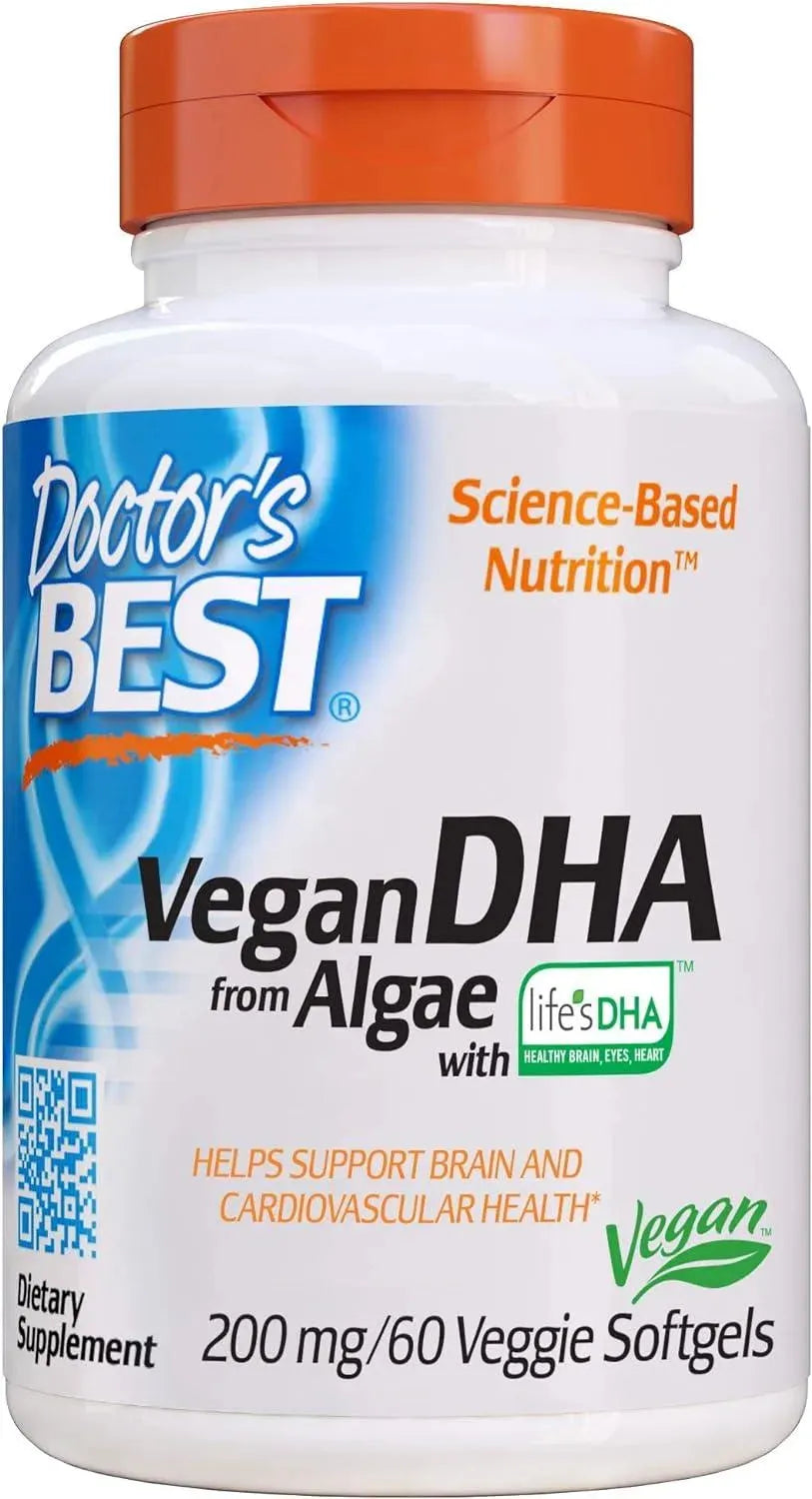 DOCTOR'S BEST - Doctor's Best Vegetarian DHA from Algae 200Mg. 60 Capsulas Blandas - The Red Vitamin MX - Suplementos Alimenticios - {{ shop.shopifyCountryName }}