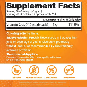 DOCTOR'S BEST - Doctor's Best Vitamin C Powder with Q-C 250Gr. - The Red Vitamin MX - Suplementos Alimenticios - {{ shop.shopifyCountryName }}