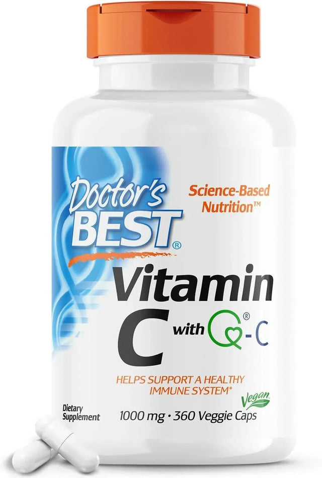 DOCTOR'S BEST - Doctor's Best Vitamin C with Q-C 1000Mg. 360 Capsulas - The Red Vitamin MX - Suplementos Alimenticios - {{ shop.shopifyCountryName }}